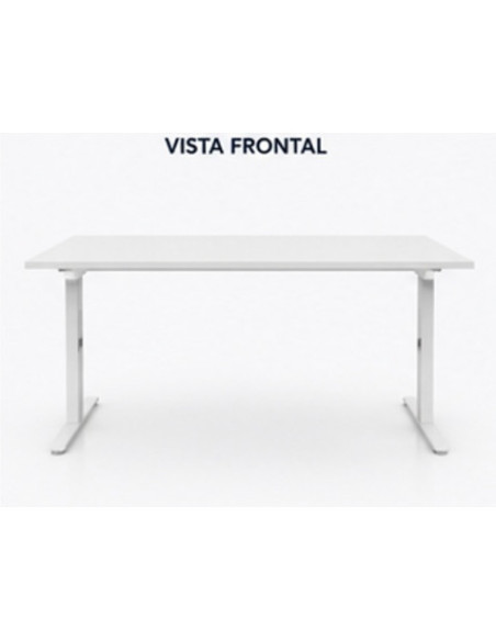 MESA DE OFICINA 140X80X75CM BLANCA CROMAD