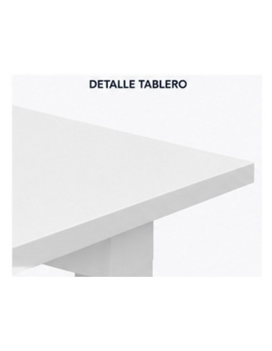 MESA DE OFICINA 120X70X75CM BLANCA CROMAD