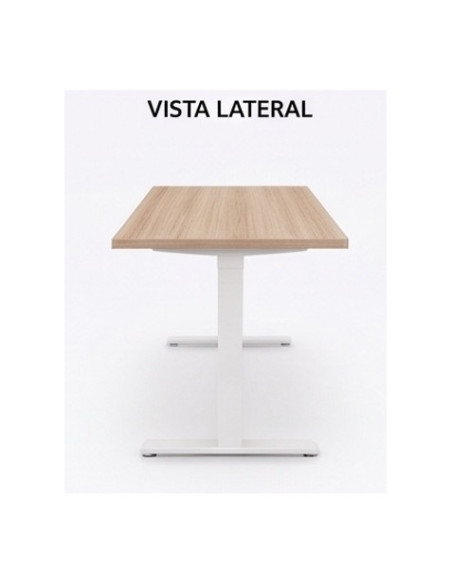 MESA DE OFICINA 120X70X75CM NOGAL CROMAD