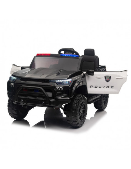 COCHE INFANTIL A BATERIA CON CONTROL REMOTO COCHE PATRULLA