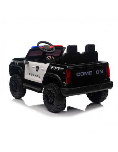 COCHE INFANTIL A BATERIA CON CONTROL REMOTO COCHE PATRULLA