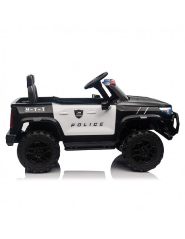 COCHE INFANTIL A BATERIA CON CONTROL REMOTO COCHE PATRULLA