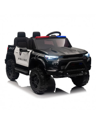 COCHE INFANTIL A BATERIA CON CONTROL REMOTO COCHE PATRULLA