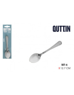 PACK 6 CUCHARAS TE 12.7CM SOFIA QUTTIN