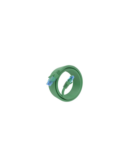 AISENS Cable De Red Latiguillo RJ45 Cat.6 UTP AWG26 CCA, Verde, 5.0 m
