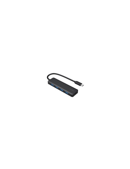 Gembird UHB-CM-U3P4P-01 hub de interfaz USB 3.2 Gen 1 (3.1 Gen 1) Type-C Negro