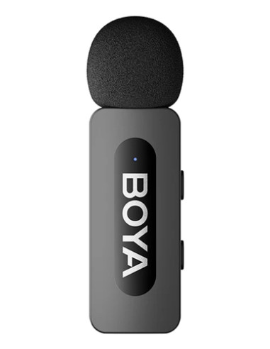 BOYA BY-V20 (V2.0) Negro Micrófono con pinza de enganche