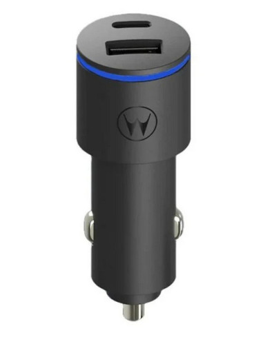 CARGADOR COCHE MOTOROLA TURBOPOWER 45W QUICK CHARGE 3.0 PD USB-A/USB-C