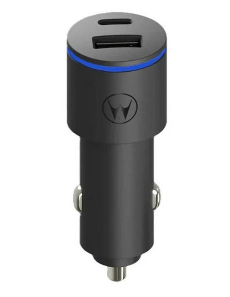 CARGADOR COCHE MOTOROLA TURBOPOWER 45W QUICK CHARGE 3.0 PD USB-A/USB-C
