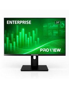 MONITOR ENTERPRISE PRO-VIEW 24 IPS FHD 120HZ VGA + HDMI + DISPLAYPORT ERGONOMICO MULTIMEDIA VESA ULTRA THIN BORDER FREE 3YR GAR