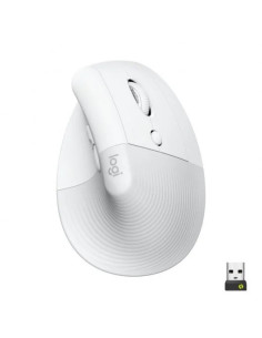 RATON LOGITECH LIFT VERTICAL WIRELESS ERGONOMIC 4000DPI 6 BOTONES WHITE