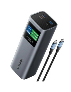 POWERBANK VENTION 27000MAH USB-A + 2USB-C DISPLAY 140W GREY