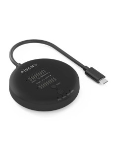 DOCK STATION CLONE AISENS X2 M2 NVME USB-C 3.2 BLACK