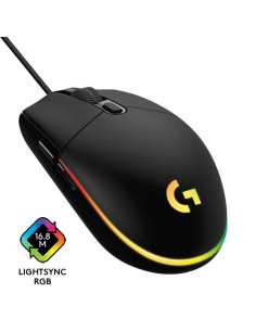 RATON LOGITECH G102 LIGHTSYNC RGB USB BLACK