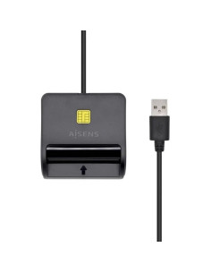 LECTOR DE TARJETAS DNIE AISENS DNI USB 2.0 BLACK