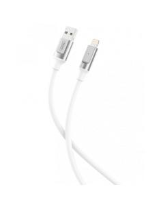 CABLE NB251 CARGA RAPIDA USB - LIGHTNING | 6A | 1 METRO | BLANCO XO