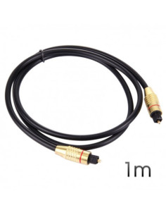 CABLE FIBRA OPTICA AUDIO 1 METRO 5MM CROMAD