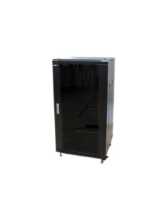 ARMARIO RACK POWERGREEN 22U 60X60 DESMONTADO PUERTAS CRISTAL Y METAL