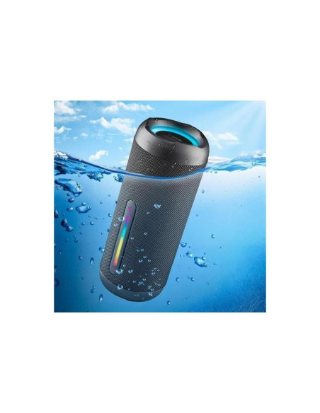 ALTAVOCES NGS ROLLER FURIA 3 RGB PORTATIL WATERPROOF 60W IPX7/BT/USB BLACK