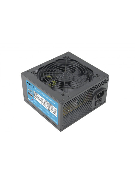 Eightt Fuente de Alimentación 700W Negra. Ventilador silencioso de 12 cm. 1 x ATX 20+4 pines, 1 x CPU 4+4 pin, 1 x PCI-E 6+2 pi