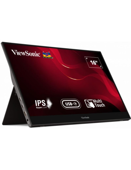 MONITOR VIEWSONIC 15.6 TACTIL IPS MULTIMEDIA PORTABLE HDMI USB 3YR GAR