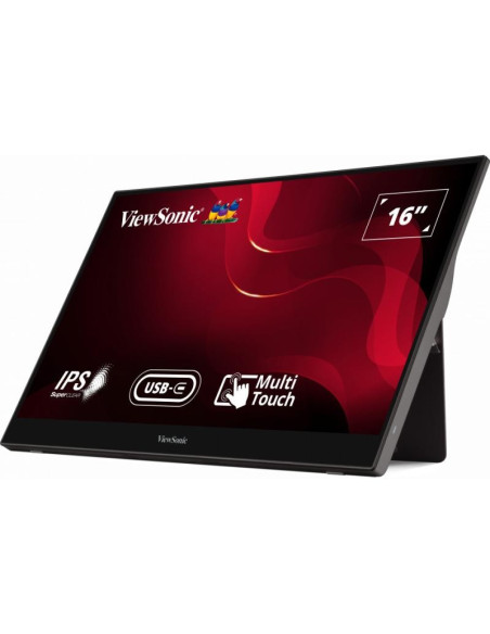 MONITOR VIEWSONIC 15.6 TACTIL IPS MULTIMEDIA PORTABLE HDMI USB 3YR GAR