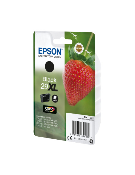 Epson Strawberry Cartucho de tinta singlepack black 29XL claria Home