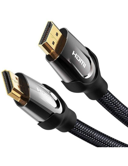 CABLE HDMI 2.0 4K HDMI/M - HDMI/M VENTION TRENZADO 15M BLACK