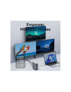 DOCK STATION VENTION 15 EN 1 USB-C A DP/HDMI/USB-C/USB-A/RJ45/MICROSD/JACK