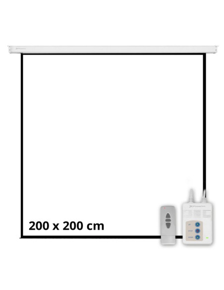 PANTALLA PROYECCION PHOENIX PARED Y TECHO ELECTRICA 112 200X200