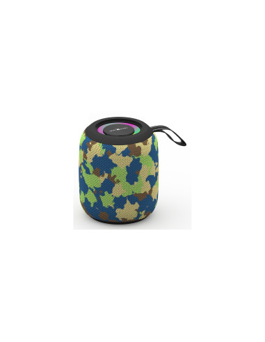 Gembird GMB Audio SPK-BT-LED-05-CM altavoz portátil o de fiesta Altavoz monofónico portátil Camuflaje 8 W