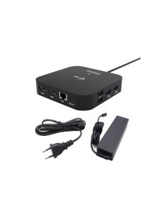 i-tec USB-C Dual HDMI Docking Station with Power Delivery 100 W +