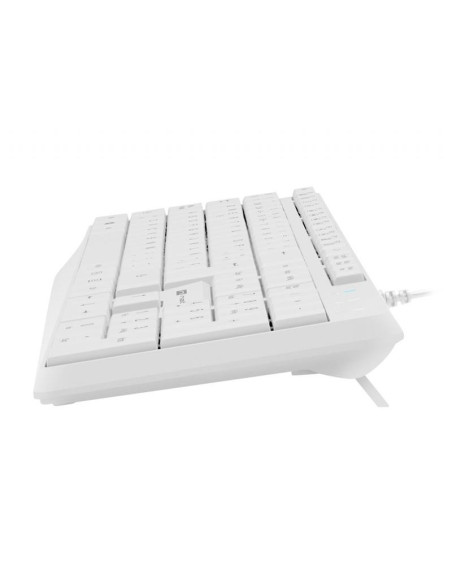 TECLADO NATEC NAUTILUS SLIM LAYOUT USB WHITE