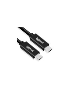 iggual Cable USB-C 3.2 Gen2x2 100W 5A 4K 1m nylon