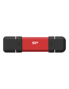 Silicon Power DS72 unidad flash USB 250 GB USB Type-A / USB Type-C 3.2 Gen 2 (3.1 Gen 2) Rojo