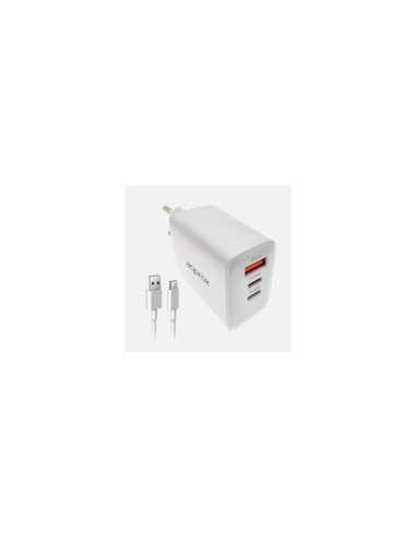 Approx Cargador rápido USB-A & USB-C 35W + Cable