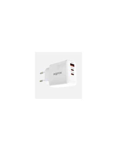 Approx Cargador rápido USB-A & USB-C 35W + Cable