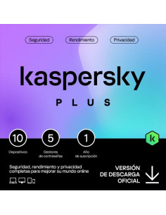 ANTIVIRUS KASPERSKY PLUS 1YEAR 10L PC/MAC/ANDROID/IOS