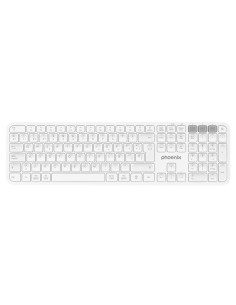 TECLADO PHOENIX K300 MULTIDISPOSITIVO WIRELESS WHITE