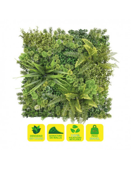 JARDIN VERTICAL 50X50CM SERIE ECOFLORA SUNGARDEN