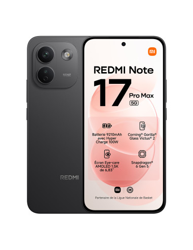 SMARTPHONE XIAOMI REDMI NOTE 17 PRO MAX 5G 8GB RAM 256GB ROM NEGRO