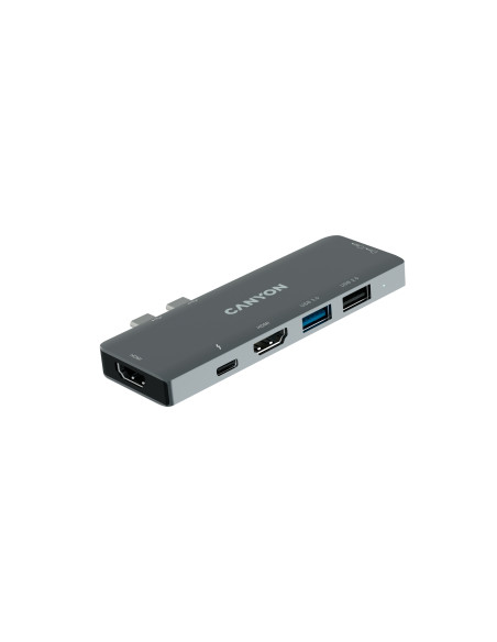 Canyon DS-5 USB 2.0 Type-C Gris