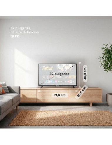 TELEVISOR SMART TV 32\" QLED TIZEN OS QLED-G326TZ GRUNKEL
