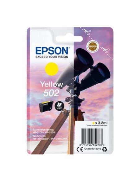 TINTA EPSON C13T02V44010 T02V4 YELLOW 502