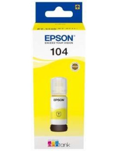 TINTA EPSON BOTE 104 YELLOW ECOTANK BOTTLE C13T00P440