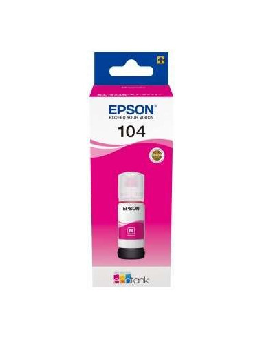 TINTA EPSON BOTE 104 MAGENTA ECOTANK BOTTLE C13T00P340
