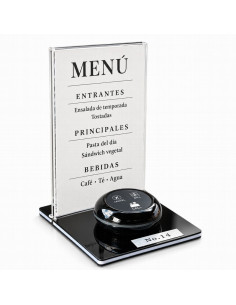 AVISADOR DE CAMAREROS AVPOS WATERPROOF 3 FUNCIONES SOPORTE PUBLICITARIO