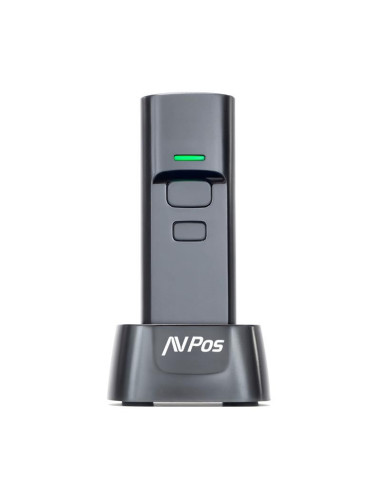 LECTOR AVPOS CODIGOS PORTATIL 2D + QR BT03 WIRELESS 2.4 + BLUETOOTH + BASE