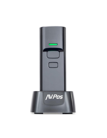 LECTOR AVPOS CODIGOS PORTATIL 2D + QR BT03 WIRELESS 2.4 + BLUETOOTH + BASE