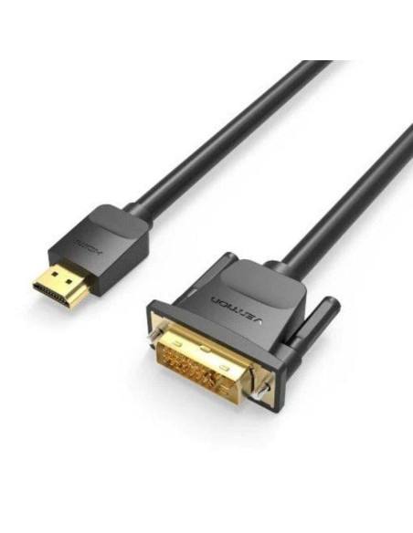 CABLE CONVERSOR VENTION DVI/M - HDMI/M 1M BLACK